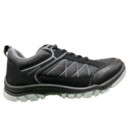 COASTER CTR Anti Skid Water resistant Small Size Trekking Shoe (Trek-1) Black