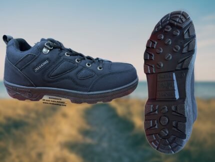 Campus black hiking shoes | high grip running trekking shoe( unisex)