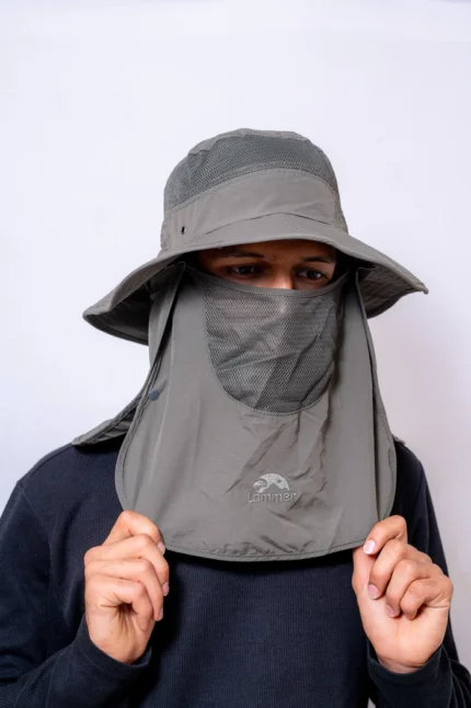 JAG Peakfinder Travel & Trekking Hat | Convertible Neck & Face Cover