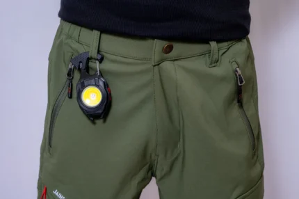 Carabiner Torch with Lighter, Whistle, Knife & Magnet