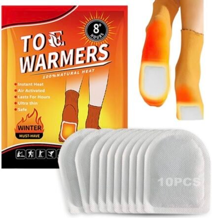 Toe Warmers – 8+ Hour Natural Heat Pads | Air Activated, Ultra-Thin, Winter Trekking Essential