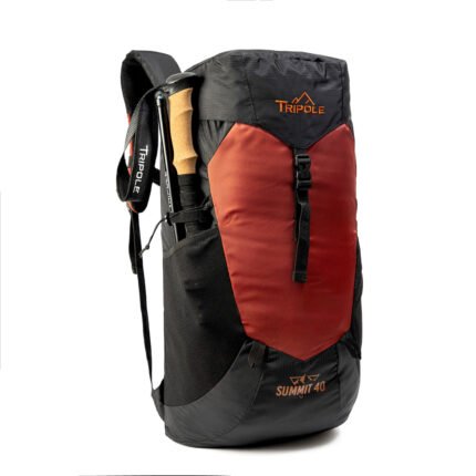 Tripole Summit 40 | Rucksack for Trekking, Hiking, Backpacking | Raincover Included | Men & Women | 1 Year Warranty