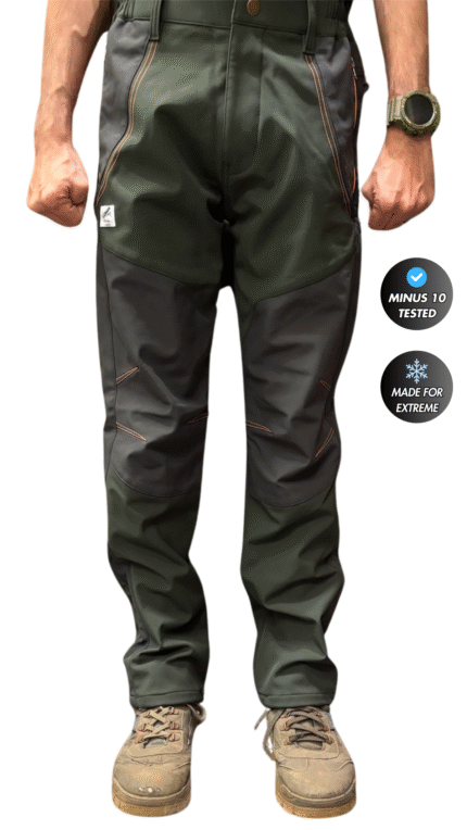 Himalayan Leopard Mt. Trishul Series Trekking & Hiking Pants | Snow Proof | Fleece Inside | Unisex Design | Bonded Fleeced Fabric | Snow Trekking Pants | Triple Layered Fabric | Men & Women