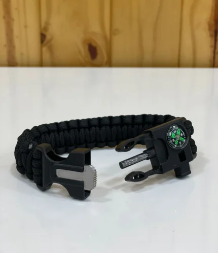 5-in-1 Multi Purpose Paracord | Flint | Compass | Blade | Whistle | Paracord