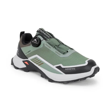 Men Waterproof Low-Top Hiking Shoes with Auto-Lacing (ET1102)