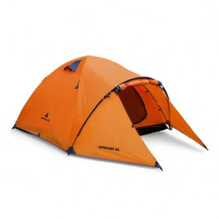 HURRICANE 3XL 3 Person Camping Tent – Extra Large Front Porch Space All-Weather, Tent - For 100% Waterproof, 3000mm Water Column, Durable Family & Outdoor Shelter