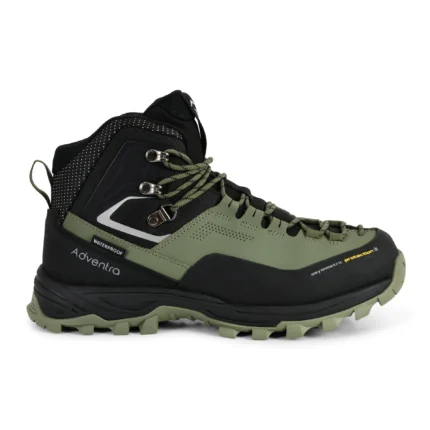Men Waterproof Mid-Top Hiking Shoes with 3M Insulation (WH1106) Green
