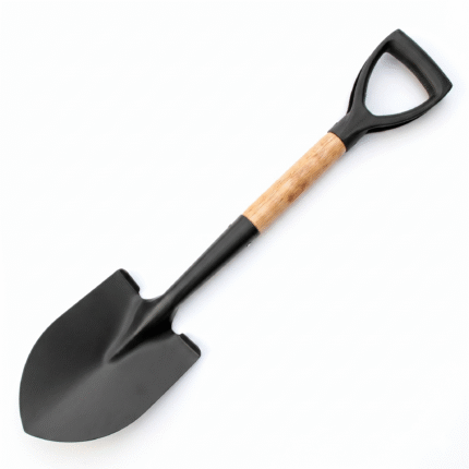 Wooden Handle Outdoor Camping Shovel Belcha PS213 | Durable Portable Gardening & Survival Shovel for Trekking, Hiking & Camping